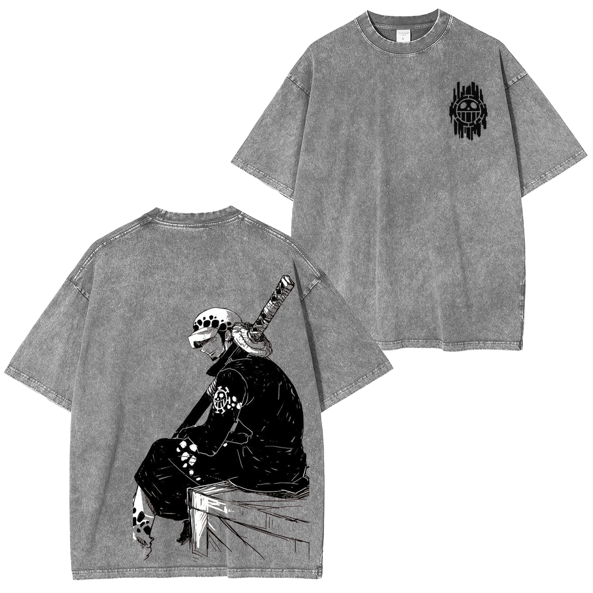 Trafalgar Law Vintage Washed Unisex T-Shirt