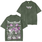 Playera Anime Serie Demon Slayer Vintage Washed T-shirt/Crewneck/Hoodie