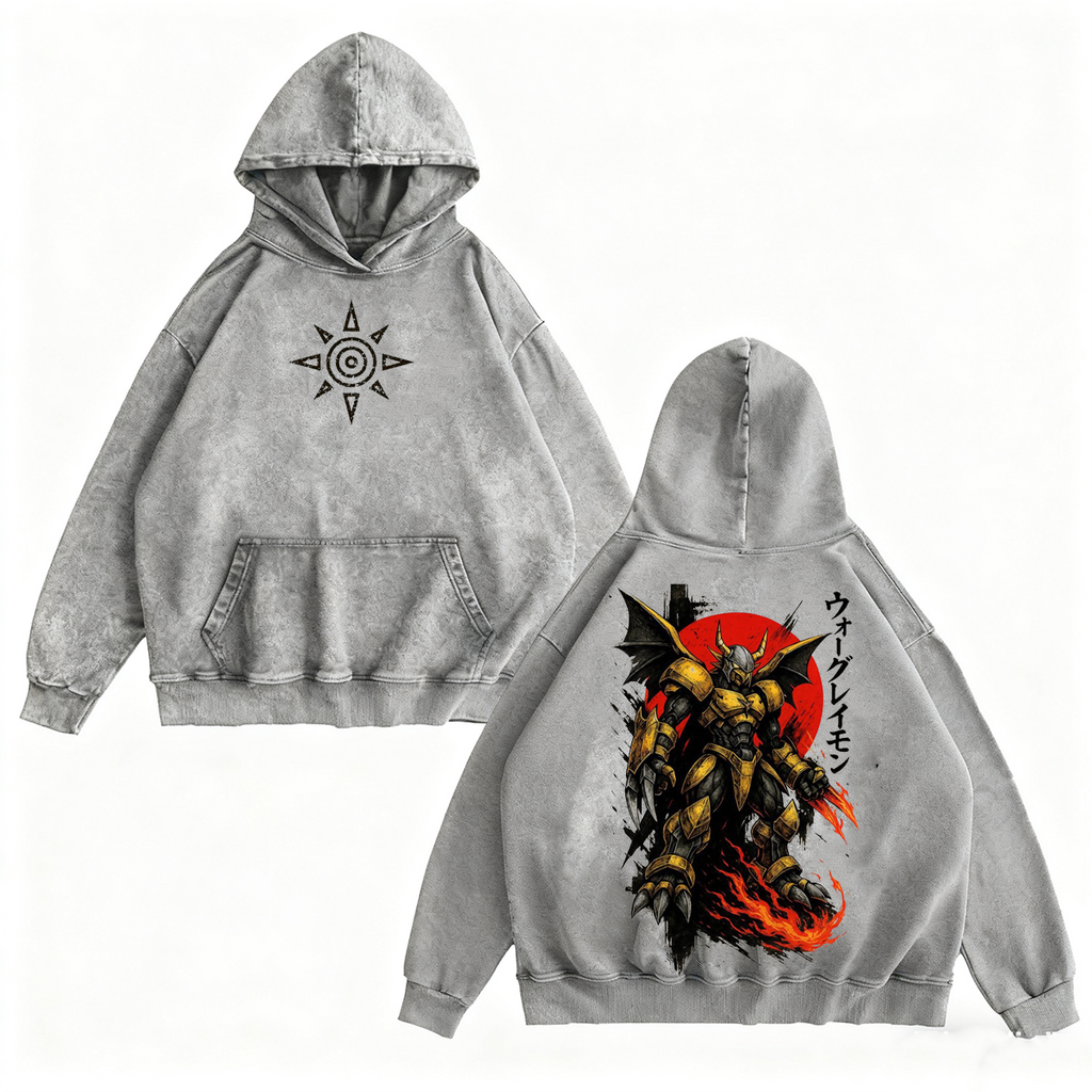 WarGreymon Digimon Vintage T-shirt/Crewneck/Hoodie