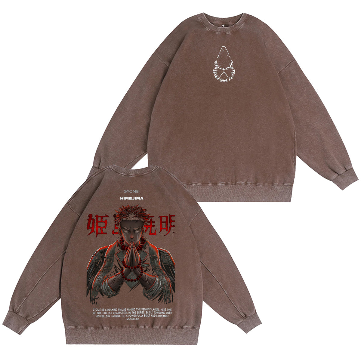 Demon Slayer Vintage Washed T-shirt/Crewneck/Hoodie