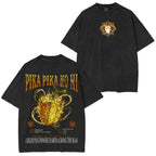 Pika Pika no Mi One Piece Vintage Washed T-shirt/Crewneck/Hoodie