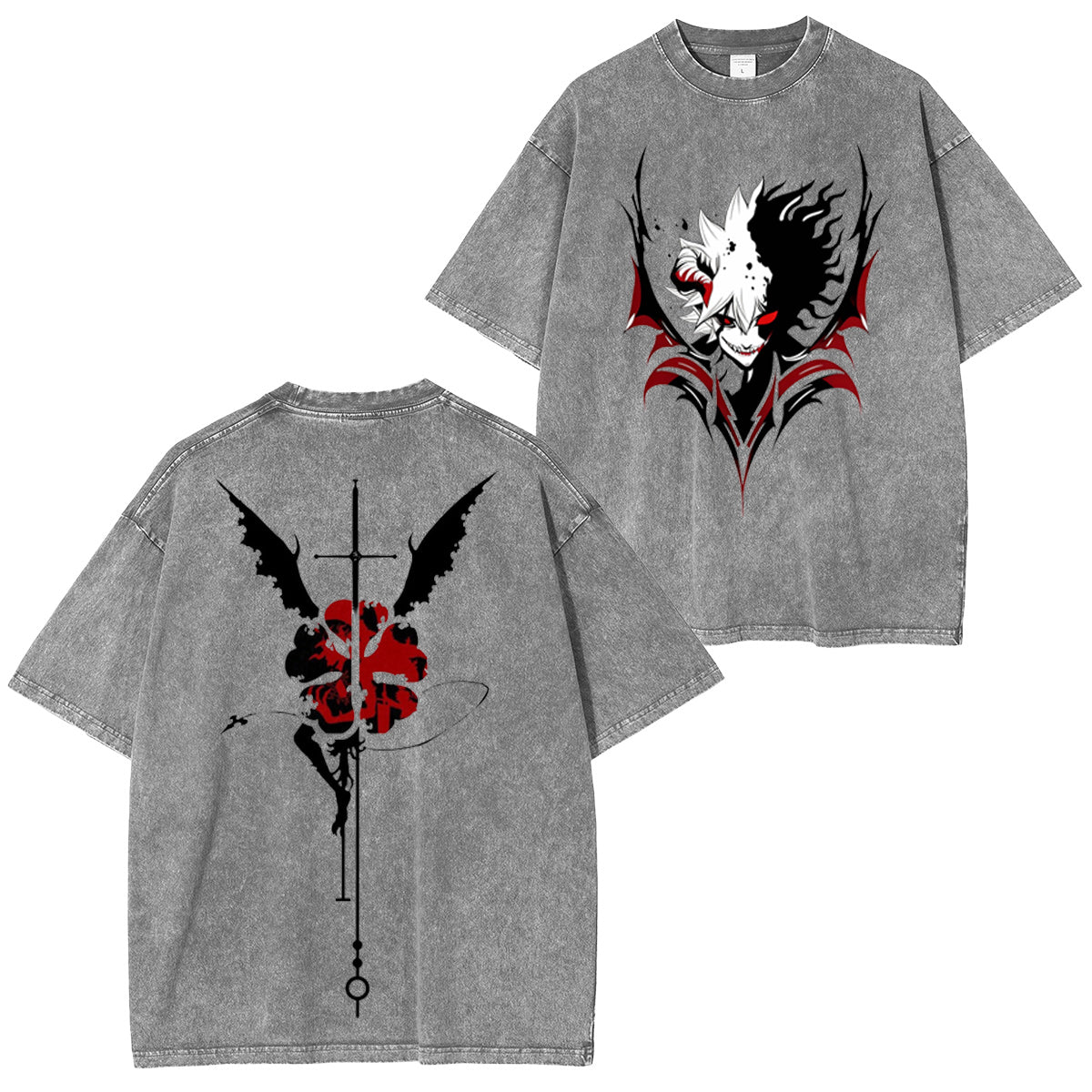 Black Clover Vintage washed T-shirt/Crewneck/Hoodie