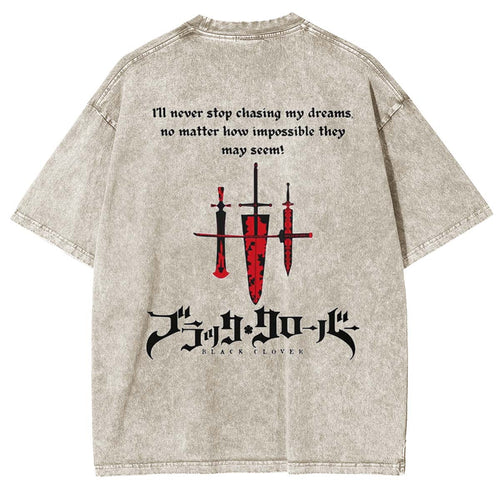 Black Clover Black Bulls Asta Black Clover T-shirt