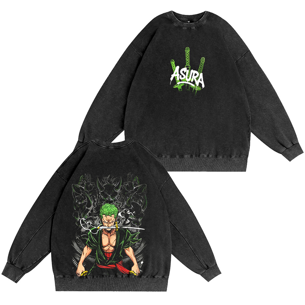 One Piece Vintage Washed T-shirt/Crewneck/Hoodie