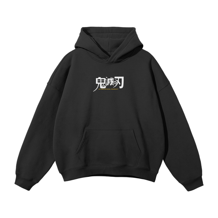 Blade of Thunder Graffiti Streetwear Hoodie Black