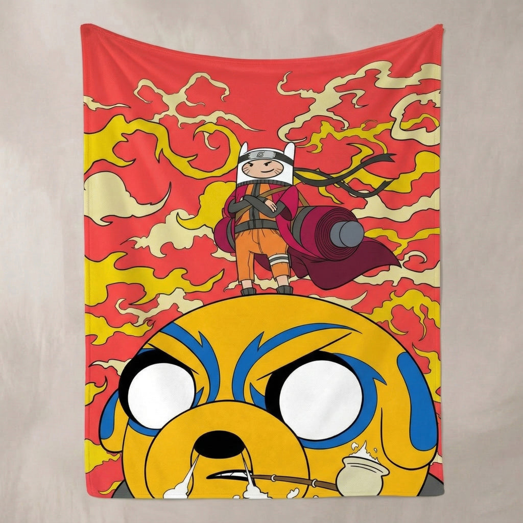 Cozy Up with Adventure Time Jake Blanket