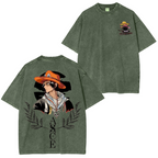 Fire Fist Ace  One Piece washed T-shirt/Crewneck/Hoodie
