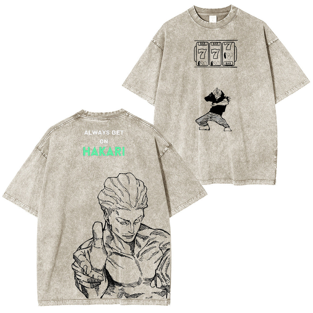 Hakari Kinji Jujutsu Kaisen Washed T-shirt/Crewneck/Hoodie