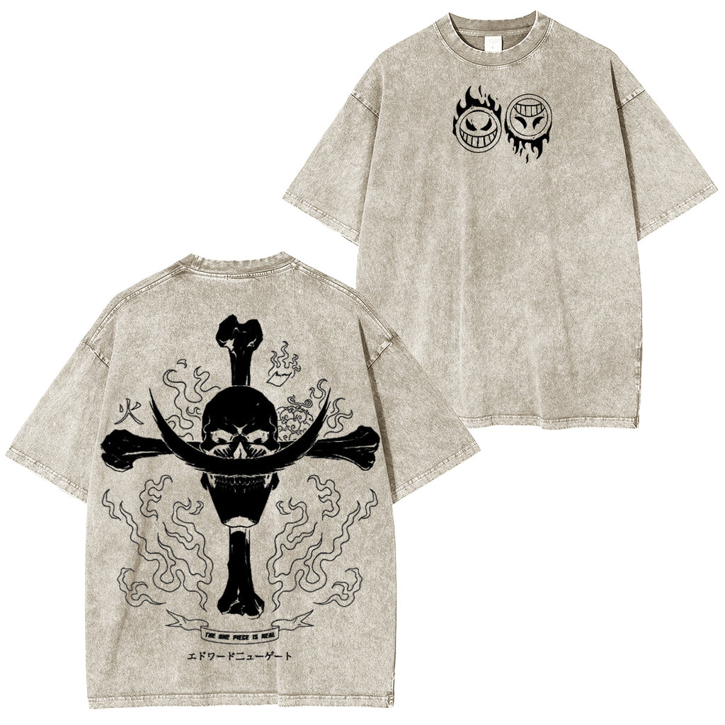 One Piece Washed T-shirt/Crewneck/Hoodie