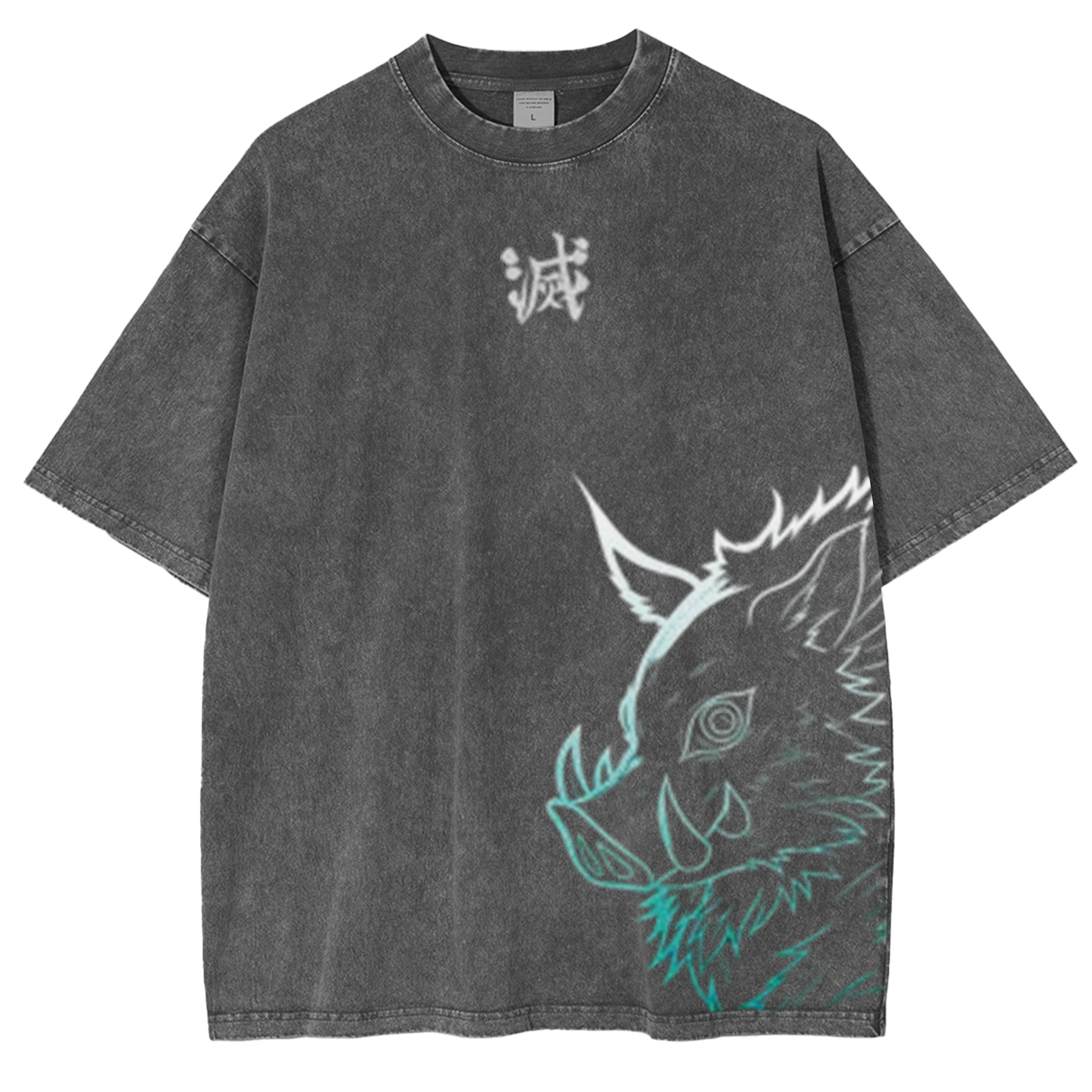 Demon Slayer Anime Unisex Washed T-Shirt