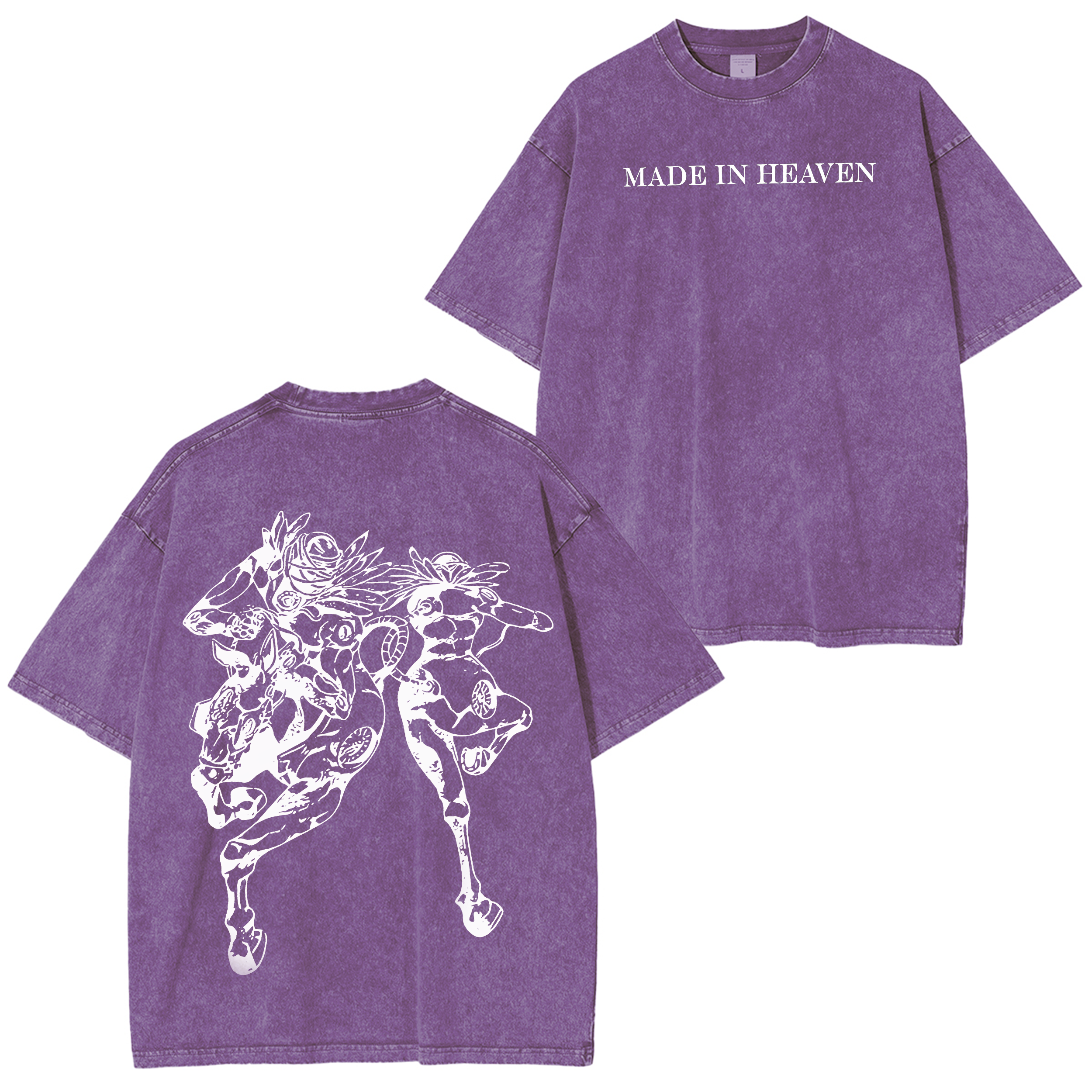 JoJo's Bizarre Adventure: Steel Ball Run Vintage Unisex Washed T-Shirt