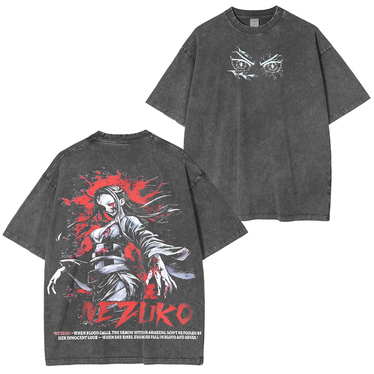 Nezuko Kamado Vintage Unisex Washed T-Shirt