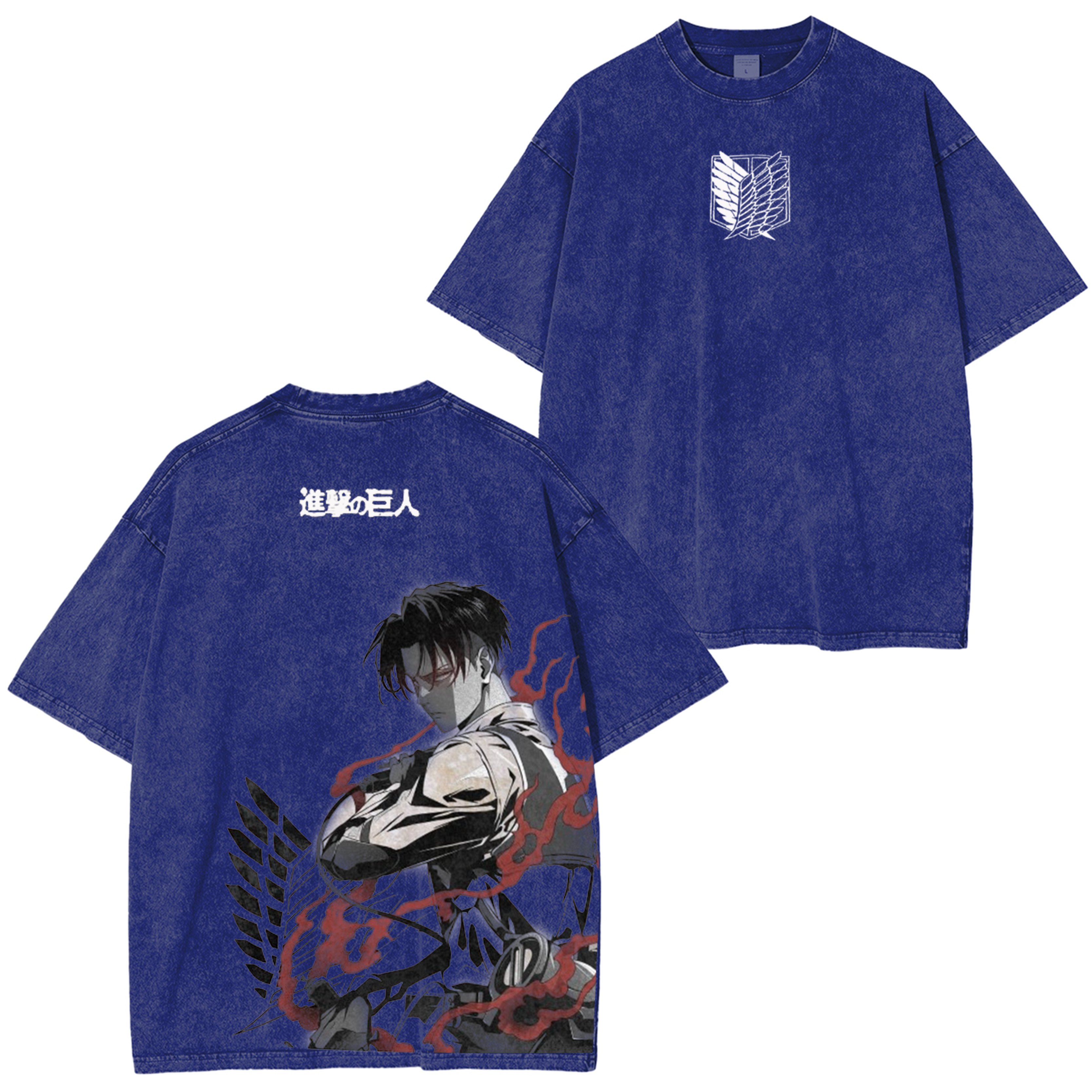 Levi Ackerman Vintage Washed Unisex T-Shirt