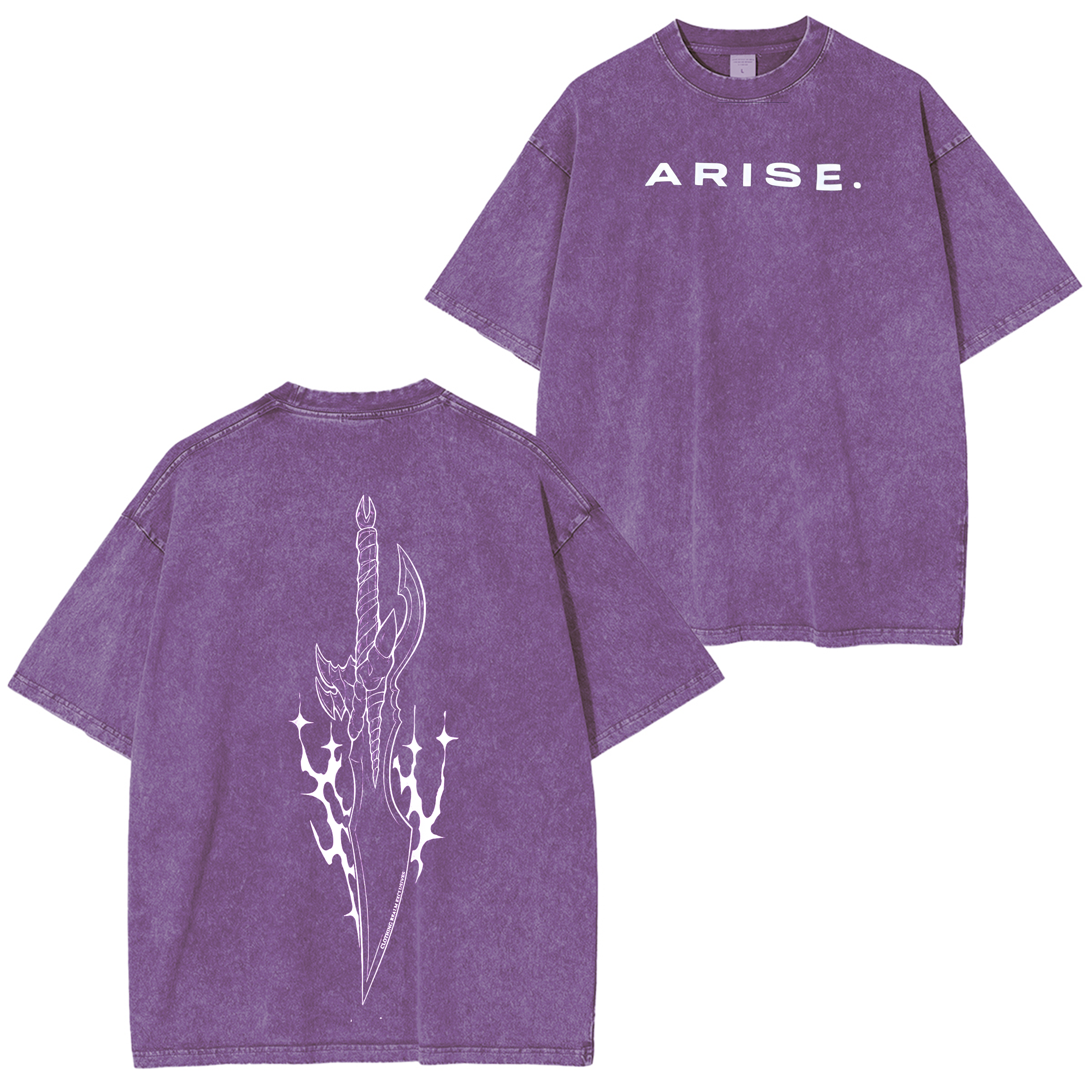 Solo Leveling Oversize Unisex Washed T-Shirt