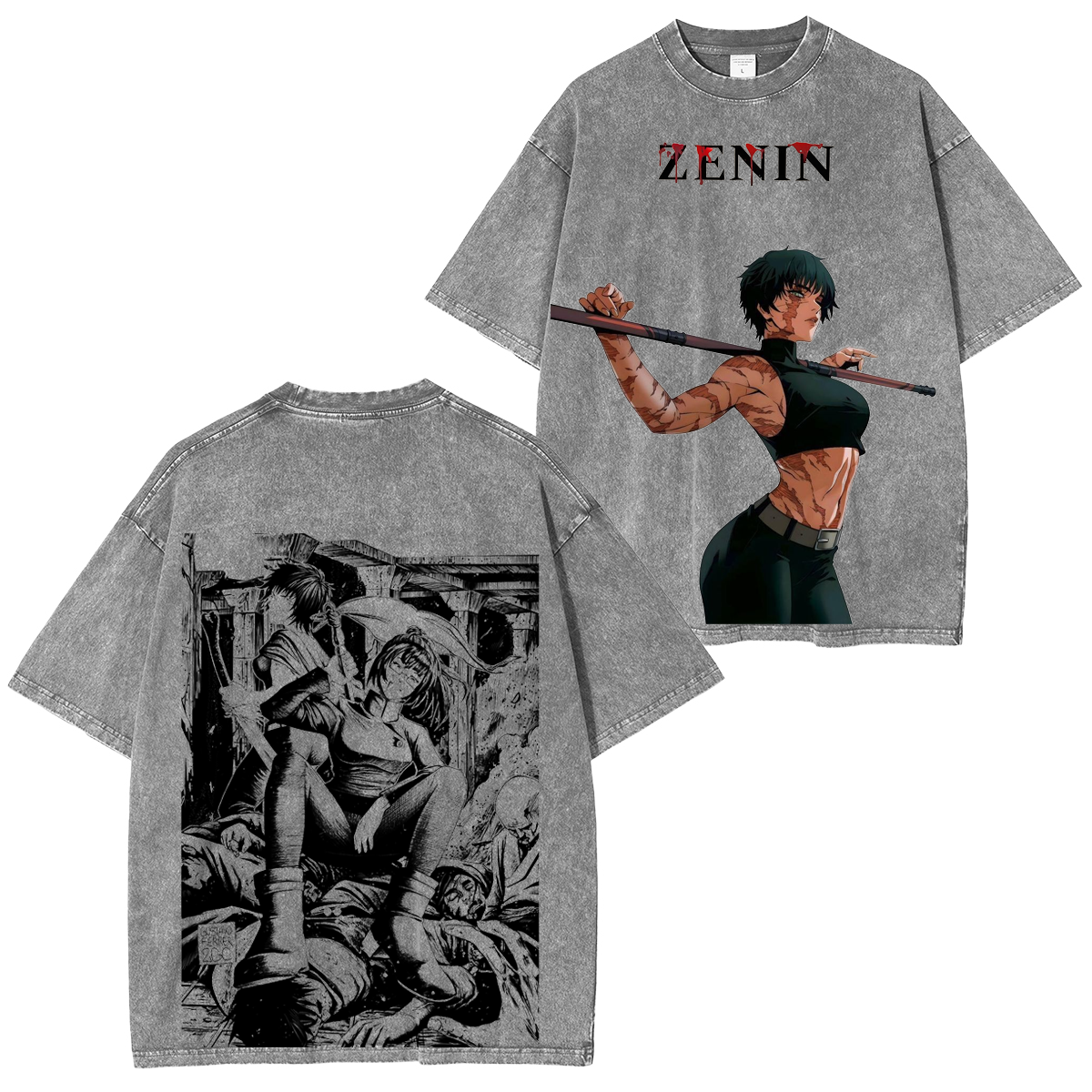 Jujutsu Kaisen Vintage Washed Unisex T-Shirt