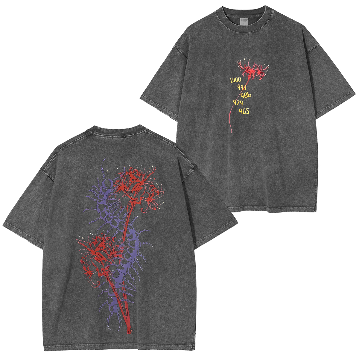 Tokyo Ghoul Acid Wash Oversized Vintage Washed T-shirt/Crewneck/Hoodie
