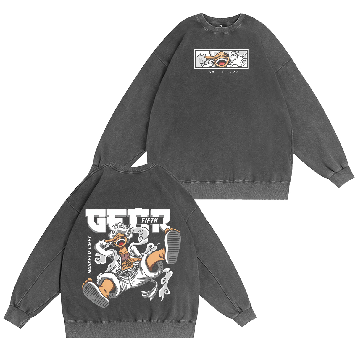 One Piece Vintage Washed T-shirt/Crewneck/Hoodi