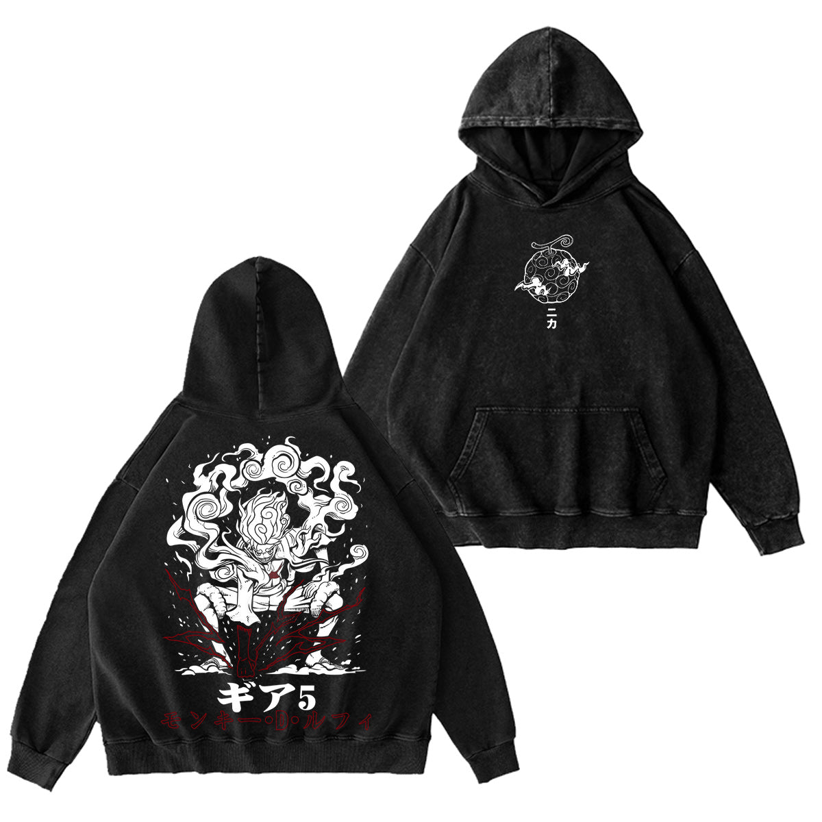 One Piece Vintage Washed T-shirt/Crewneck/Hoodie