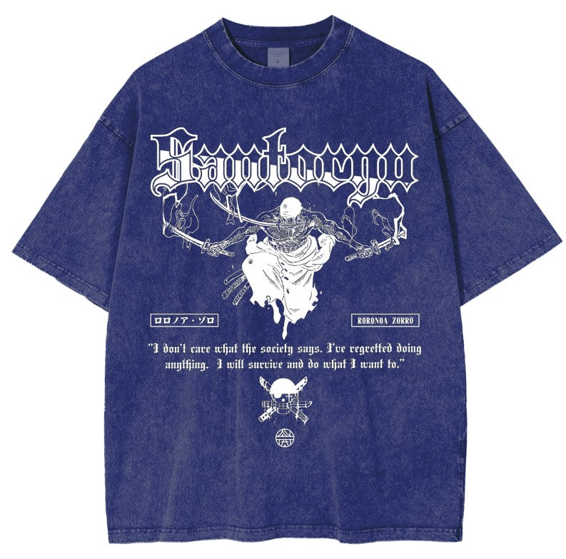 Roronoa Zoro Anime Oversized T-shirt