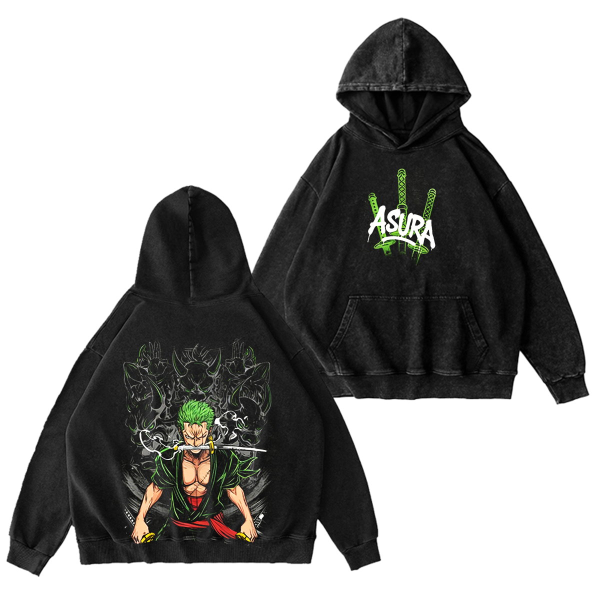 One Piece Vintage Washed T-shirt/Crewneck/Hoodie