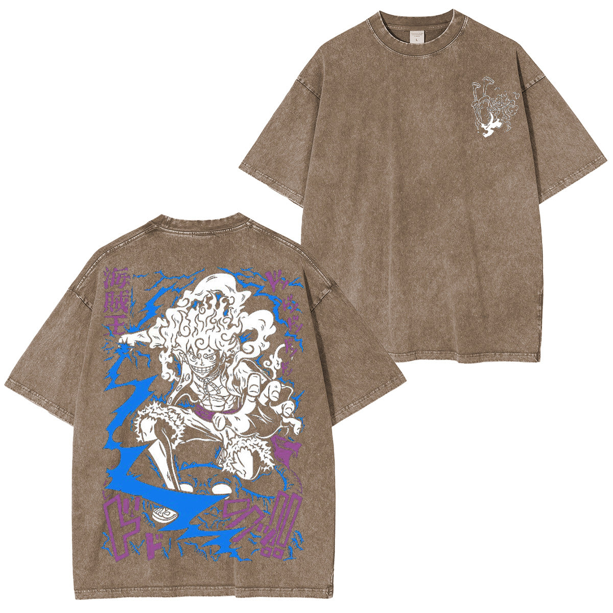 Luffy One Piece Washed T-shirt/Crewneck/Hoodie