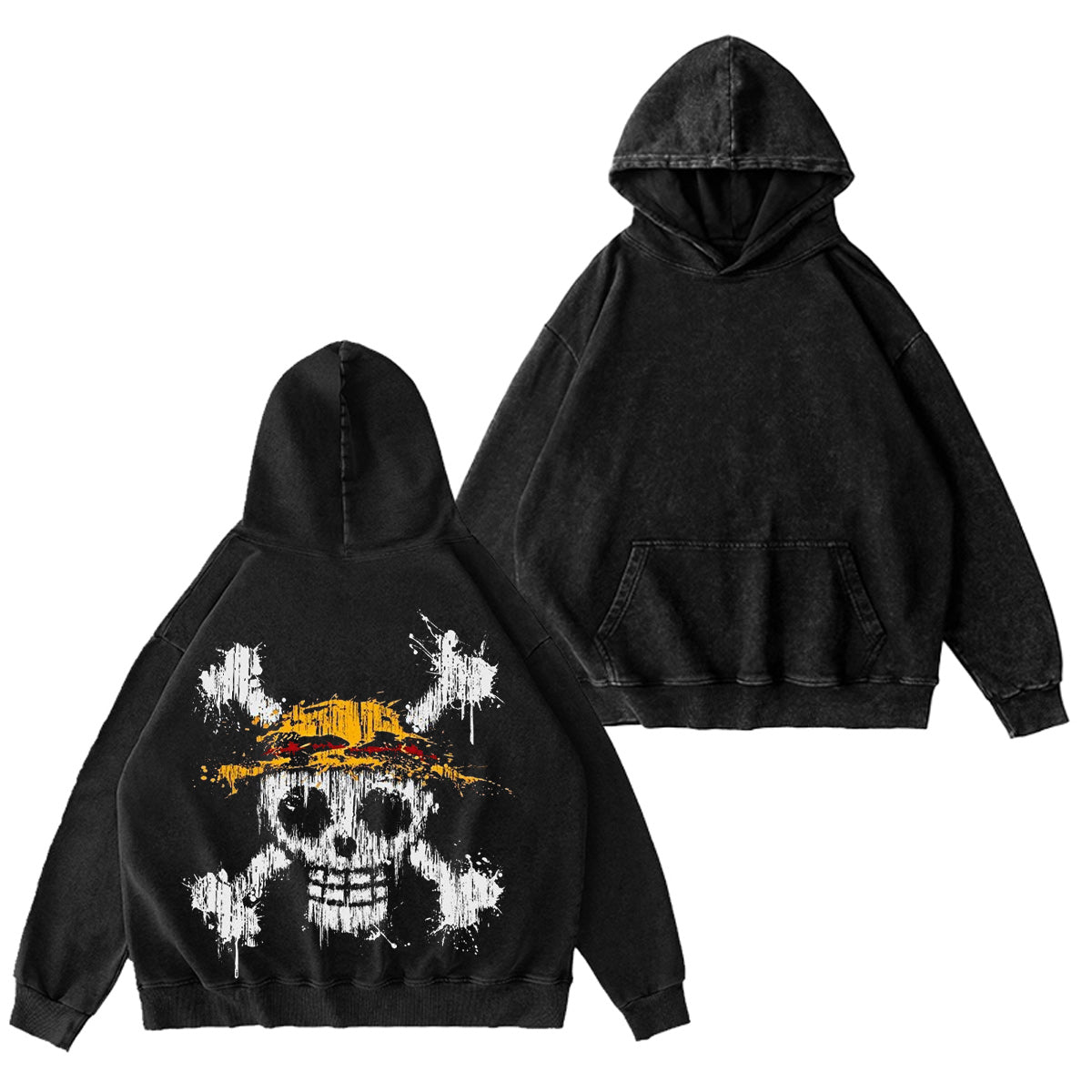 Luffy One Piece Washed T-shirt/Crewneck/Hoodie