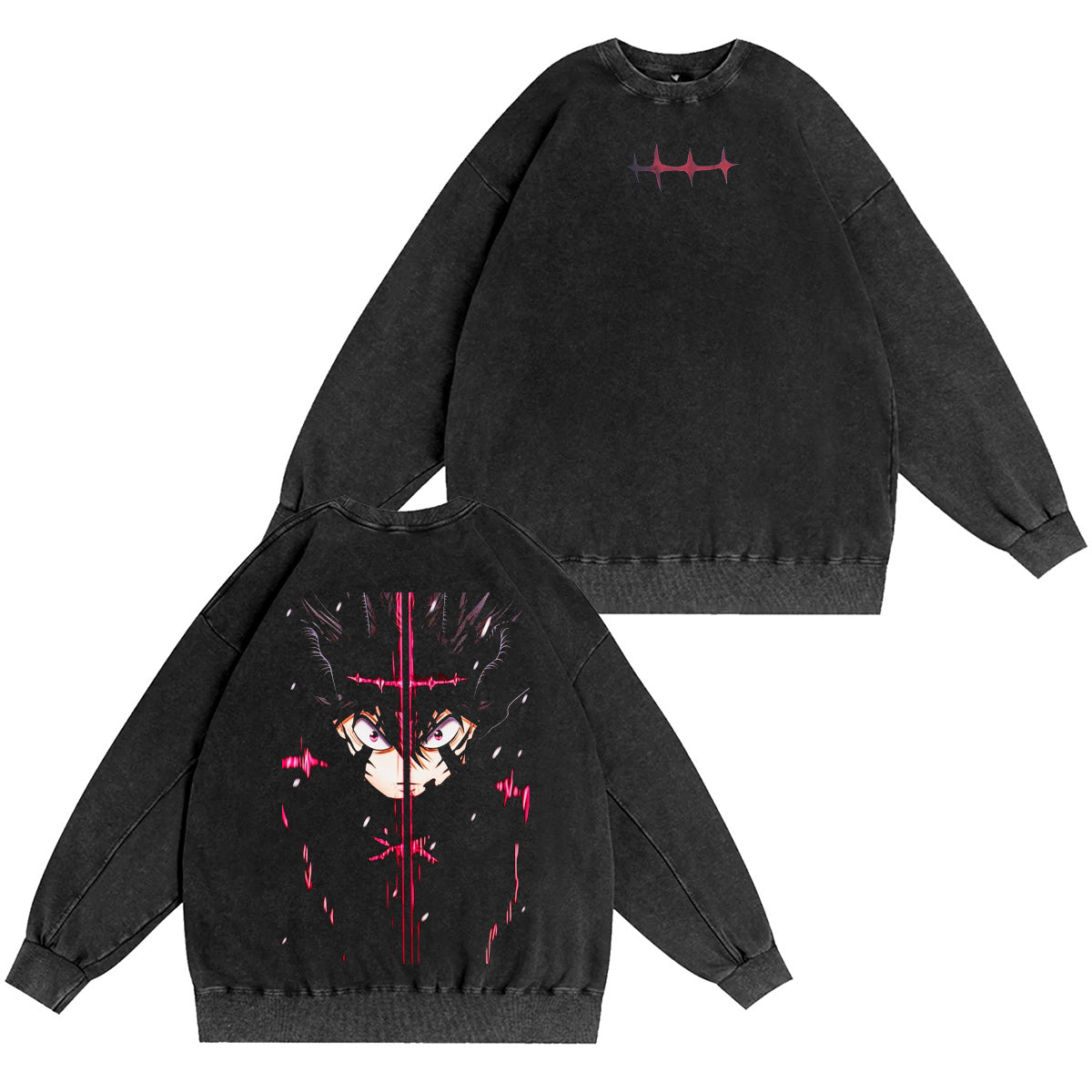 Black Clover Washed T-shirt/Crewneck/Hoodie