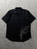 Printed short-sleeved shirt