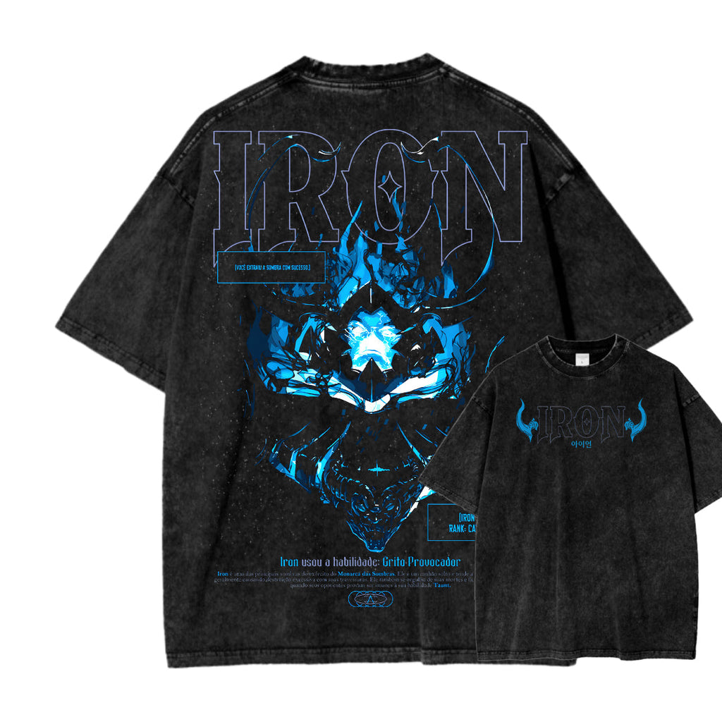 Solo-Leveling Unisex Fit Washed T-Shirt 2503012793