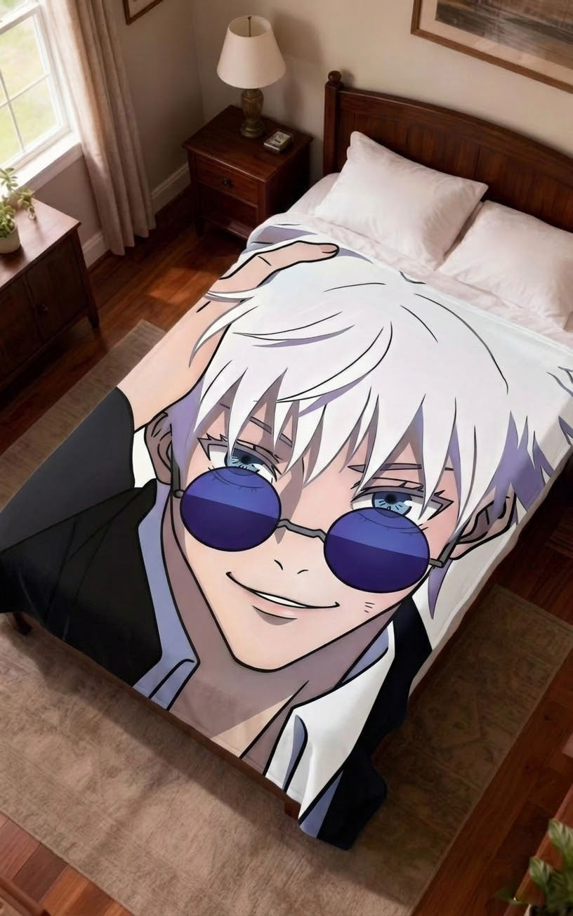 Gojo Satoru Blanket Cover Anime Jujutsu Kaisen blanket