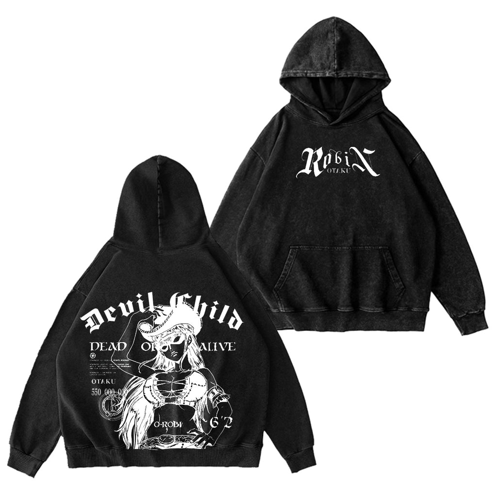 robin-core-one-piece Vintage washed T-shirt/Crewneck/Hoodie