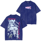 My Hero Academia Mirko vintage Sukehiro Washed Shirts