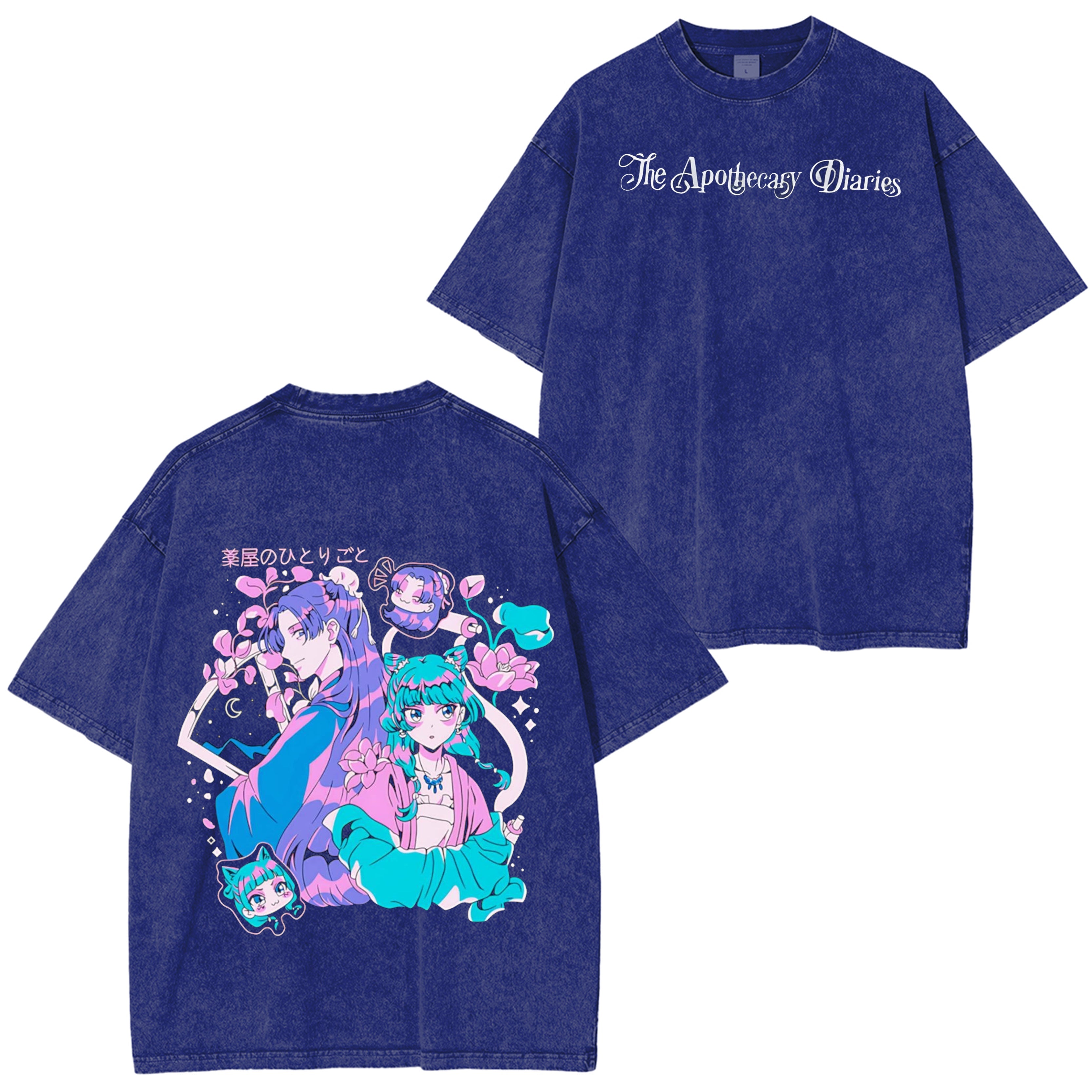 Kusuriya no Hitorigoto Vintage Washed Oversized T-Shirt