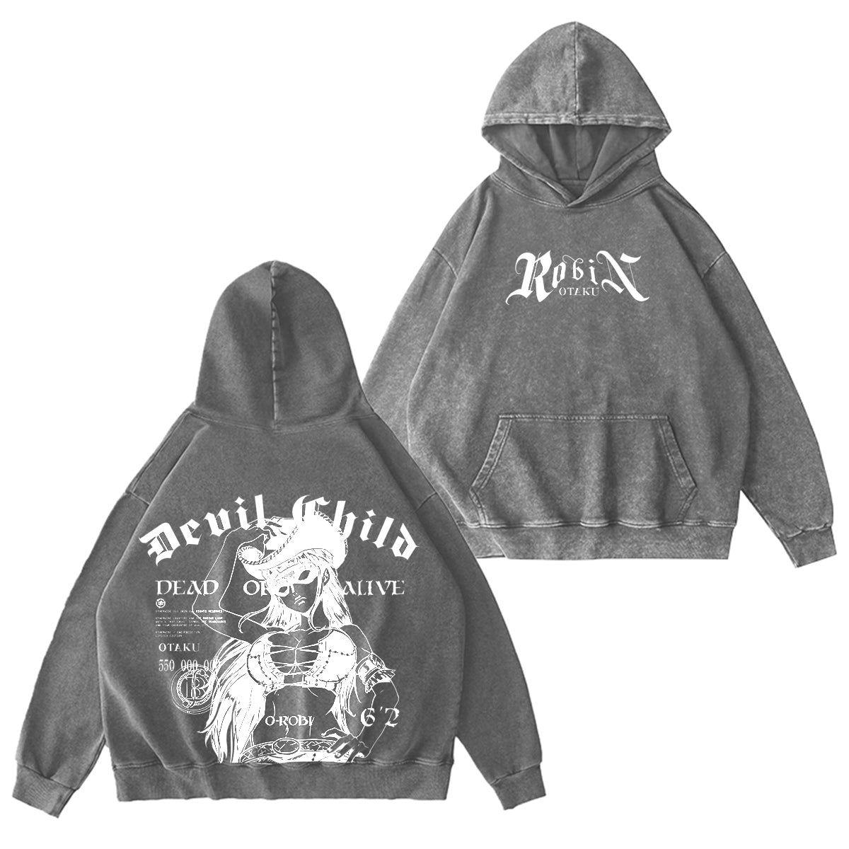 robin-core-one-piece Vintage washed T-shirt/Crewneck/Hoodie