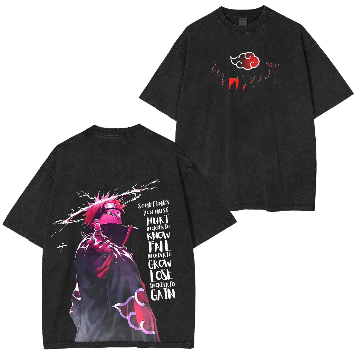 Naruto-Obito Uchiha Vintage Oversized T-Shirt