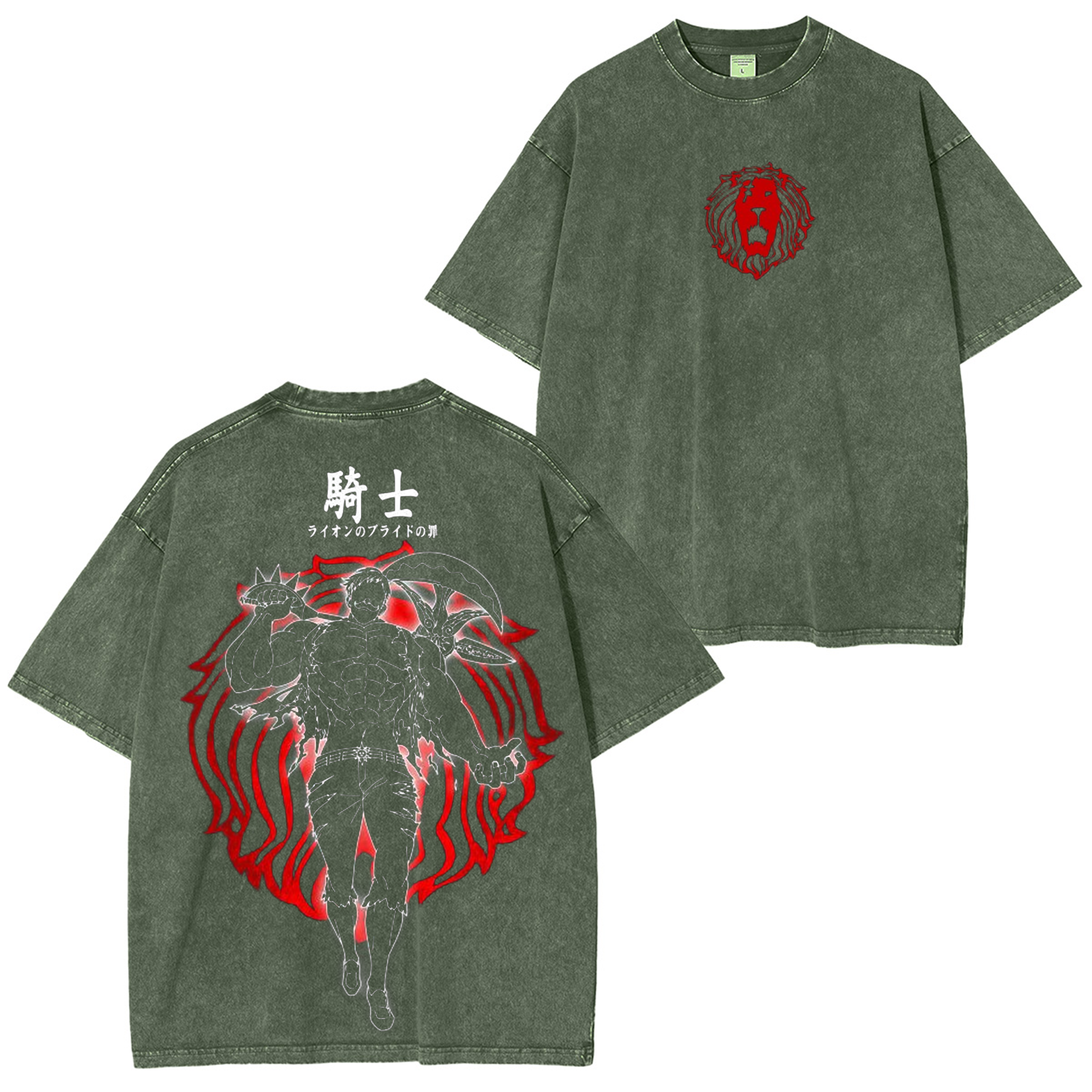 The Seven Sins Vintage Unisex Washed T-Shirt