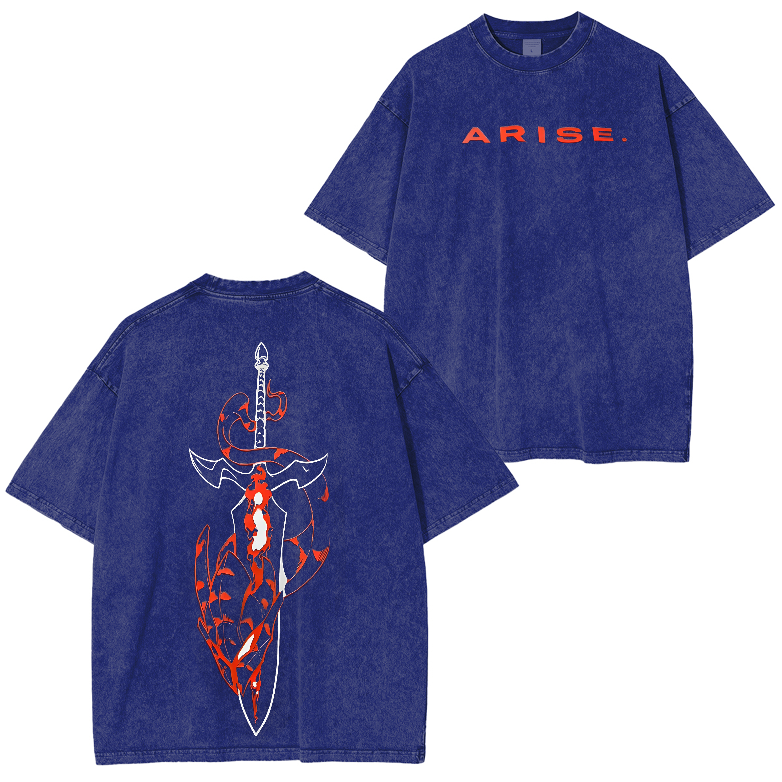 Solo Leveling Vintage Oversize Tee