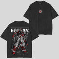 Gundam Astray Red Frame MBF P02 Streetwear Active Vintage Washed Unisex T-Shirt