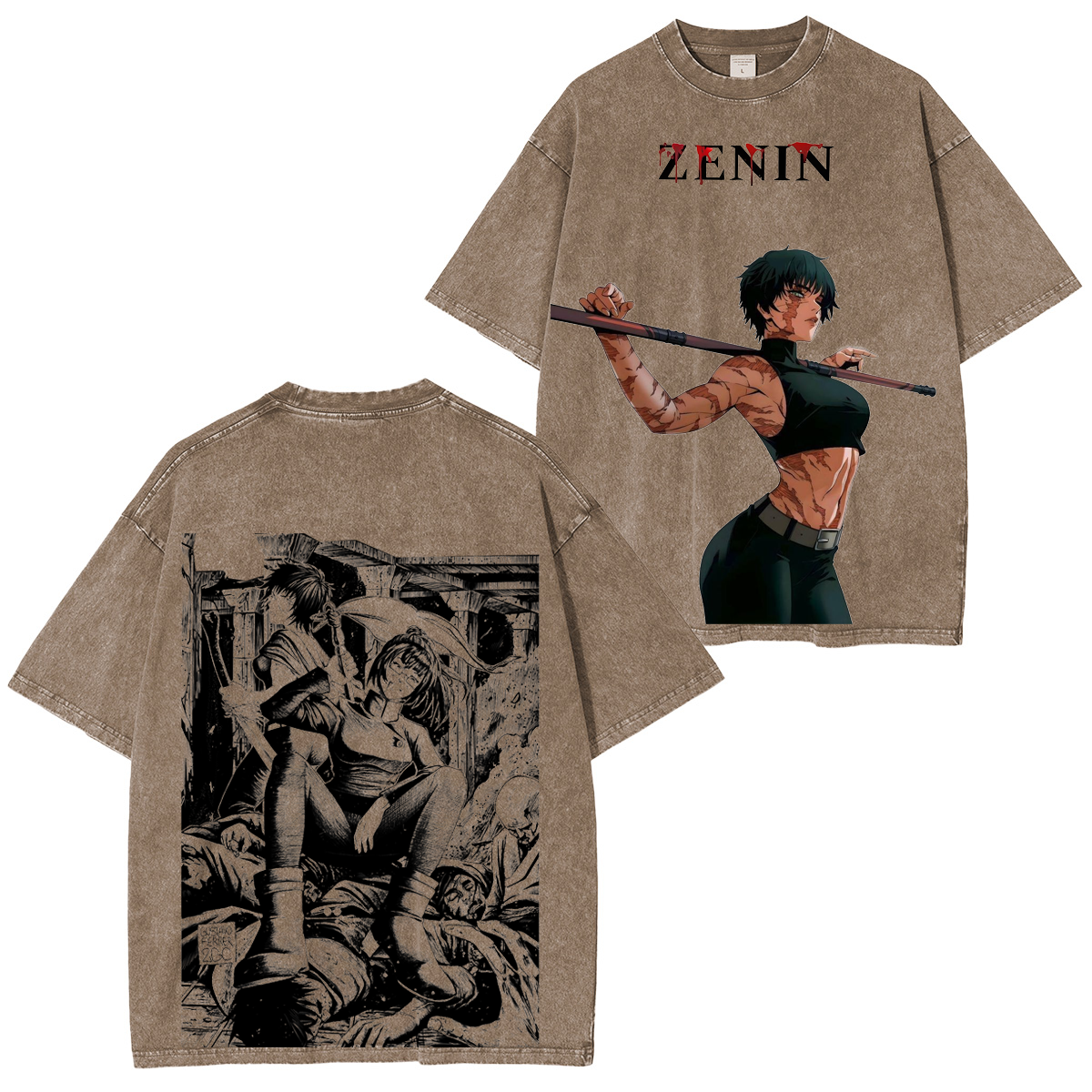 Jujutsu Kaisen Vintage Washed Unisex T-Shirt
