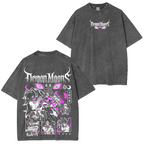 Playera Anime Serie Demon Slayer Vintage Washed T-shirt/Crewneck/Hoodie