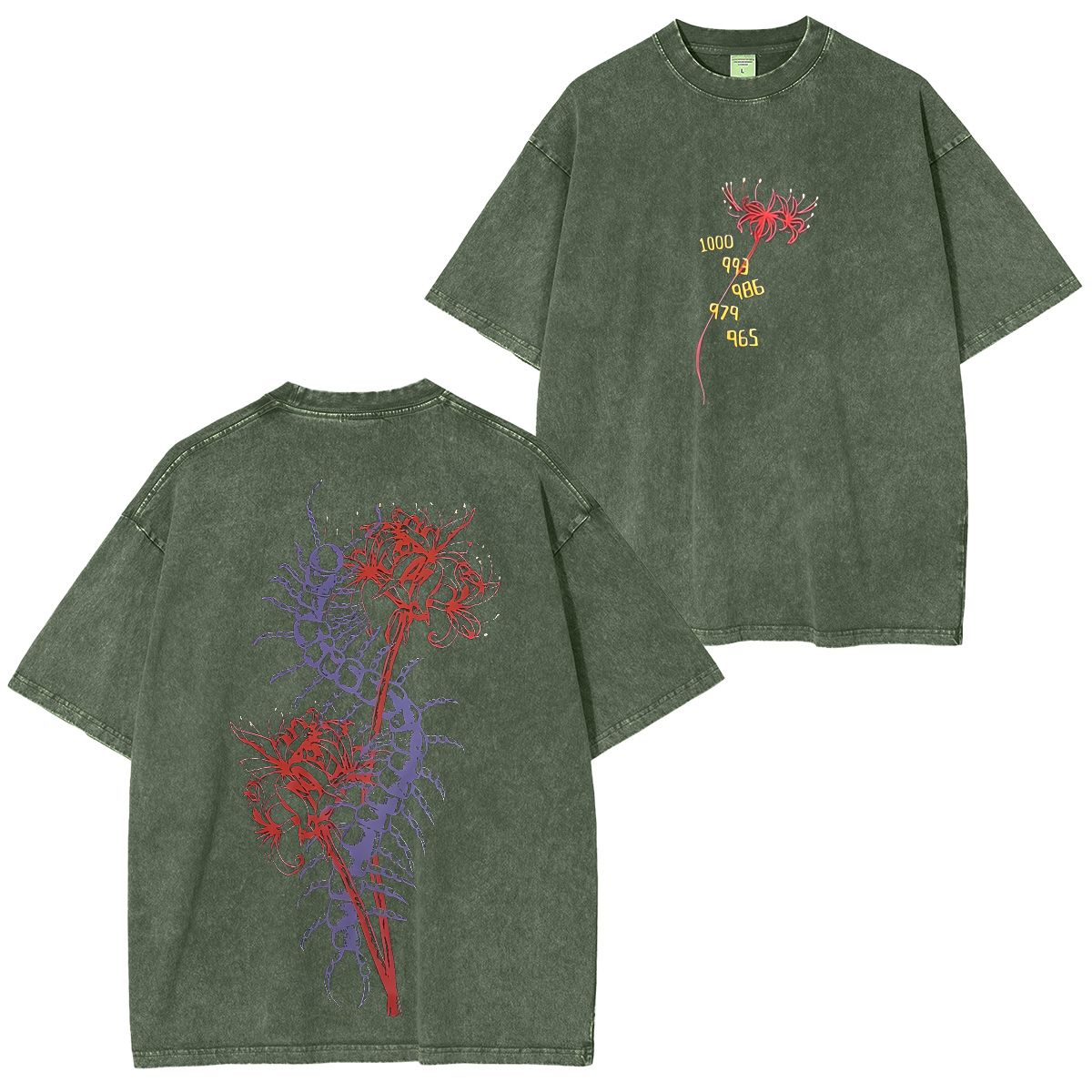 Tokyo Ghoul Acid Wash Oversized Vintage Washed T-shirt/Crewneck/Hoodie