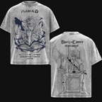 Asta x Black Bulls Black Clover Anime Washed T-shirt/Crewneck/Hoodie