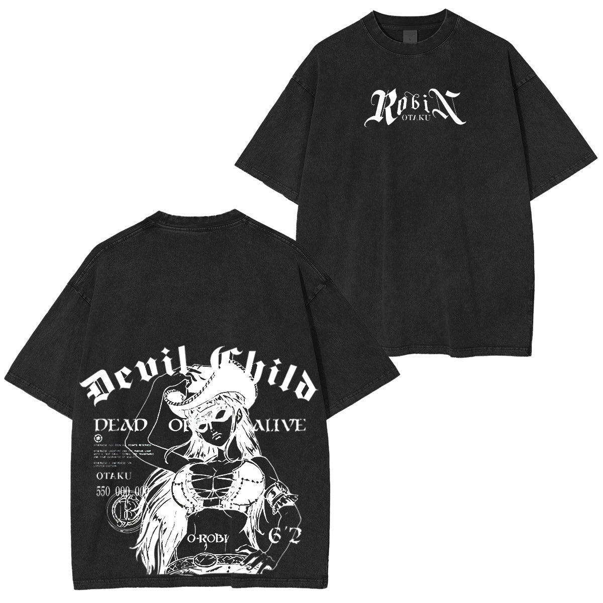 robin-core-one-piece Vintage washed T-shirt/Crewneck/Hoodie