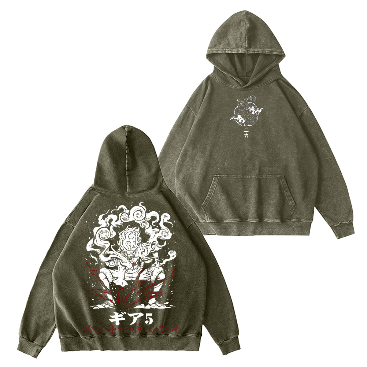 One Piece Vintage Washed T-shirt/Crewneck/Hoodie