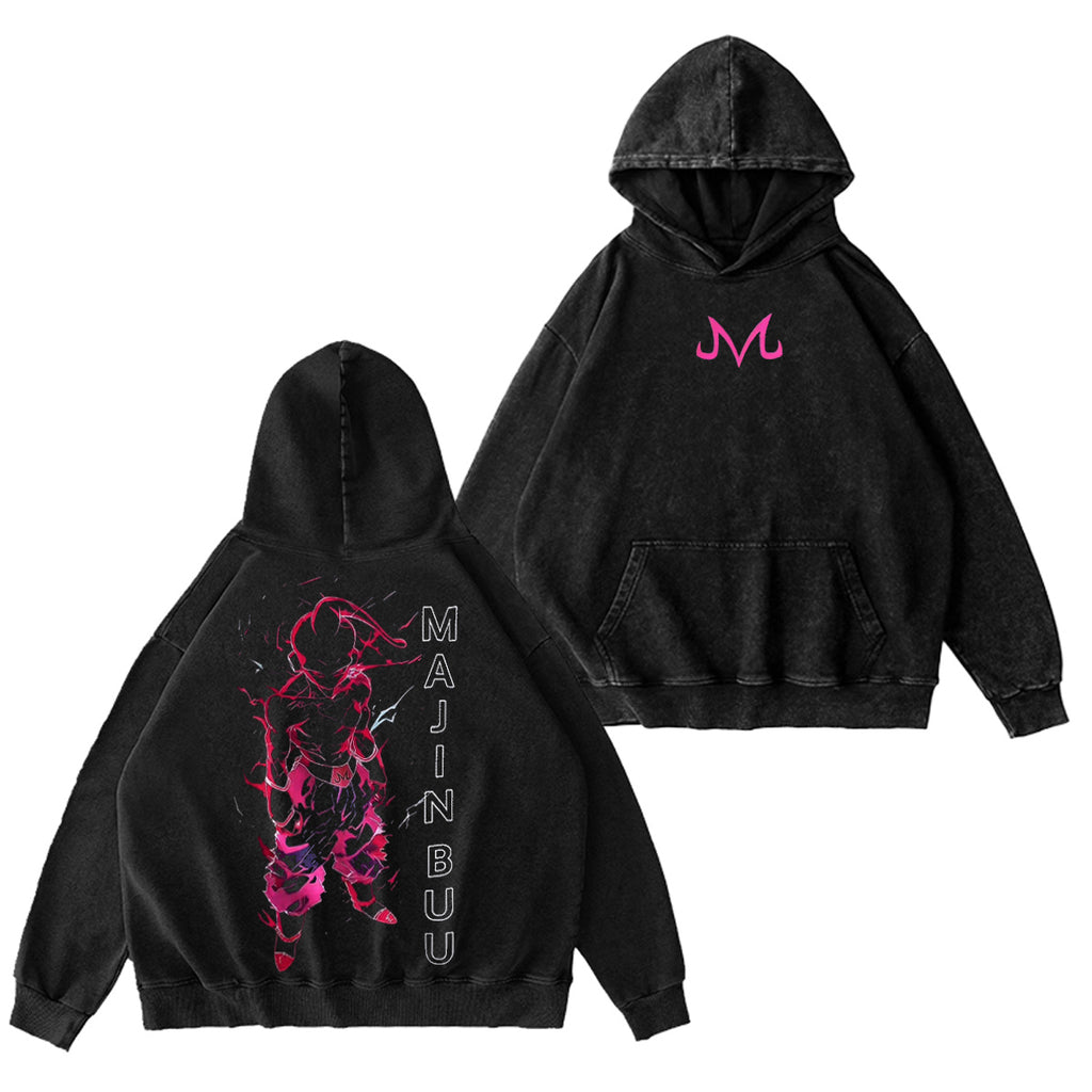 Majin Buu Dragon Ball Washed T-shirt/Crewneck/Hoodie