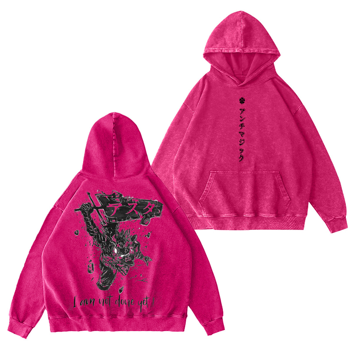 Black Clover Washed T-shirt/Crewneck/Hoodie