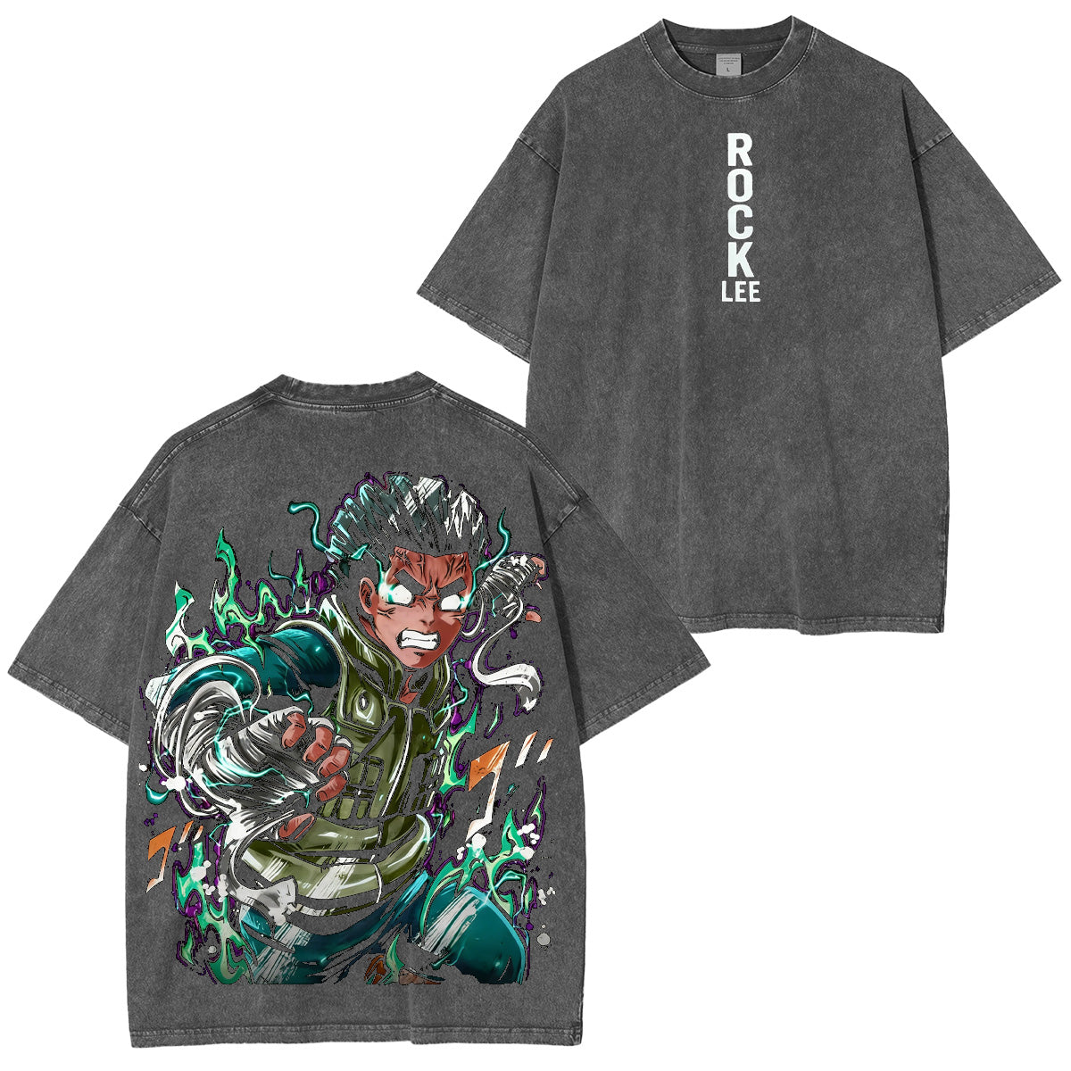 Rock Lee Naruto Washed T-shirt/Crewneck/Hoodie
