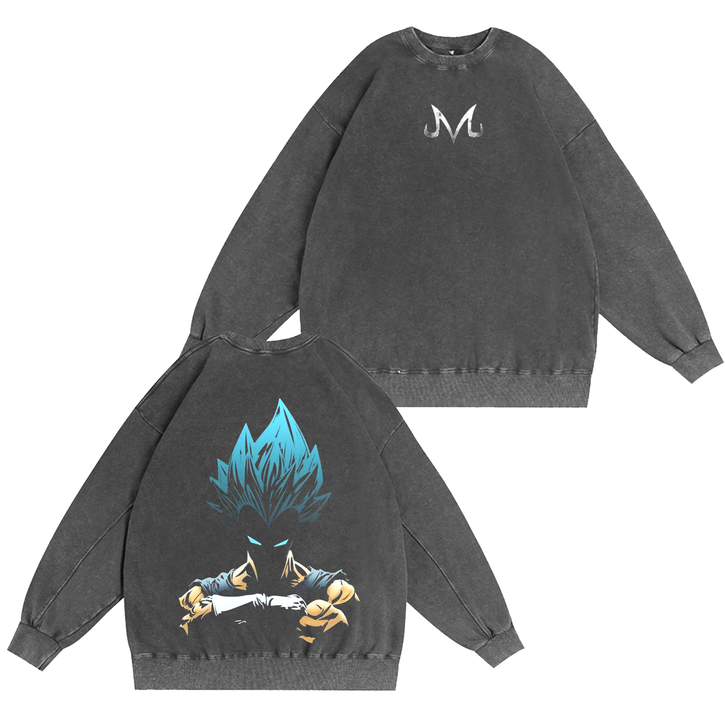 Dragon Ball Z Vegeta Vintage Washed T-shirt/Crewneck/Hoodie