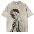 Akaza Demon Slayer Vintage Washed Unisex T-Shirt
