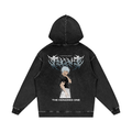 The Honored One Metal Streetwear Hoodie Washed